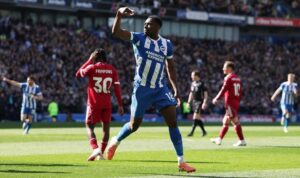 Liverpool kalah 1-2 dari Brighton di Liga Inggris. (REUTERS)