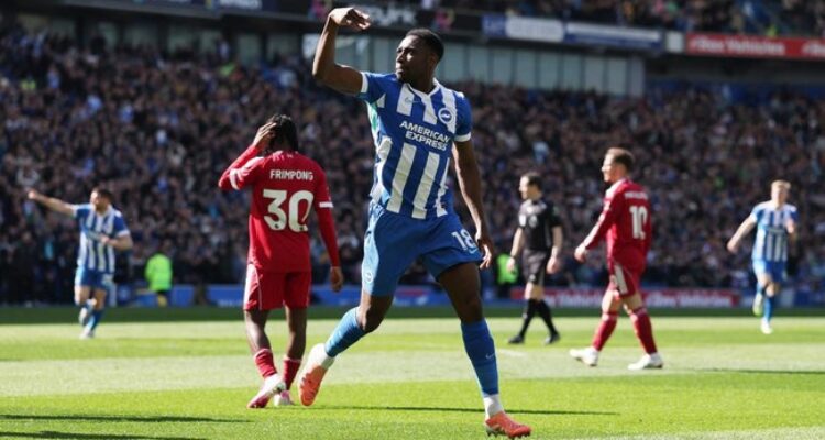Liverpool kalah 1-2 dari Brighton di Liga Inggris. (REUTERS)