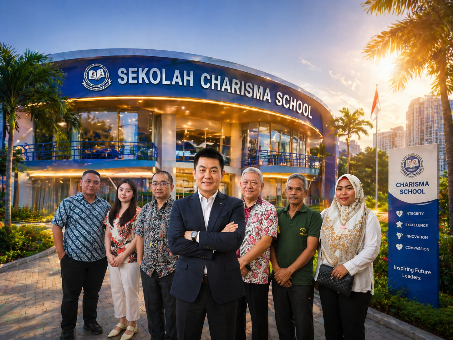 Pengelola Sekolah Charisma Batam.