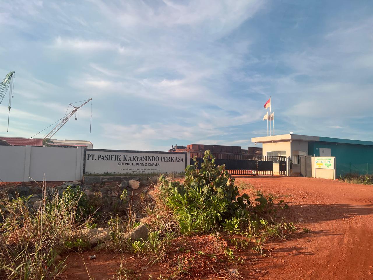 Lokasi PT Pasifik Karyasindo Perkasa Kabil, Nongsa, Batam.