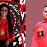 Ketua DPD PBB Kepri, Lilis Panjaitan (kiri) bersama Sekretaris DPD PBB Kepri, Jonathan Silalahi.