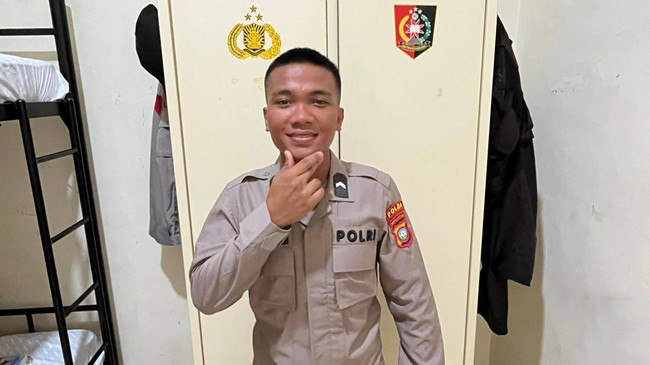 Bripda Natanael Simanungkalit, korban penganiayaan hingga tewas yang dilakukan oleh seniornya di Asrama Polda Kepri, Senin, 13/4/2026.