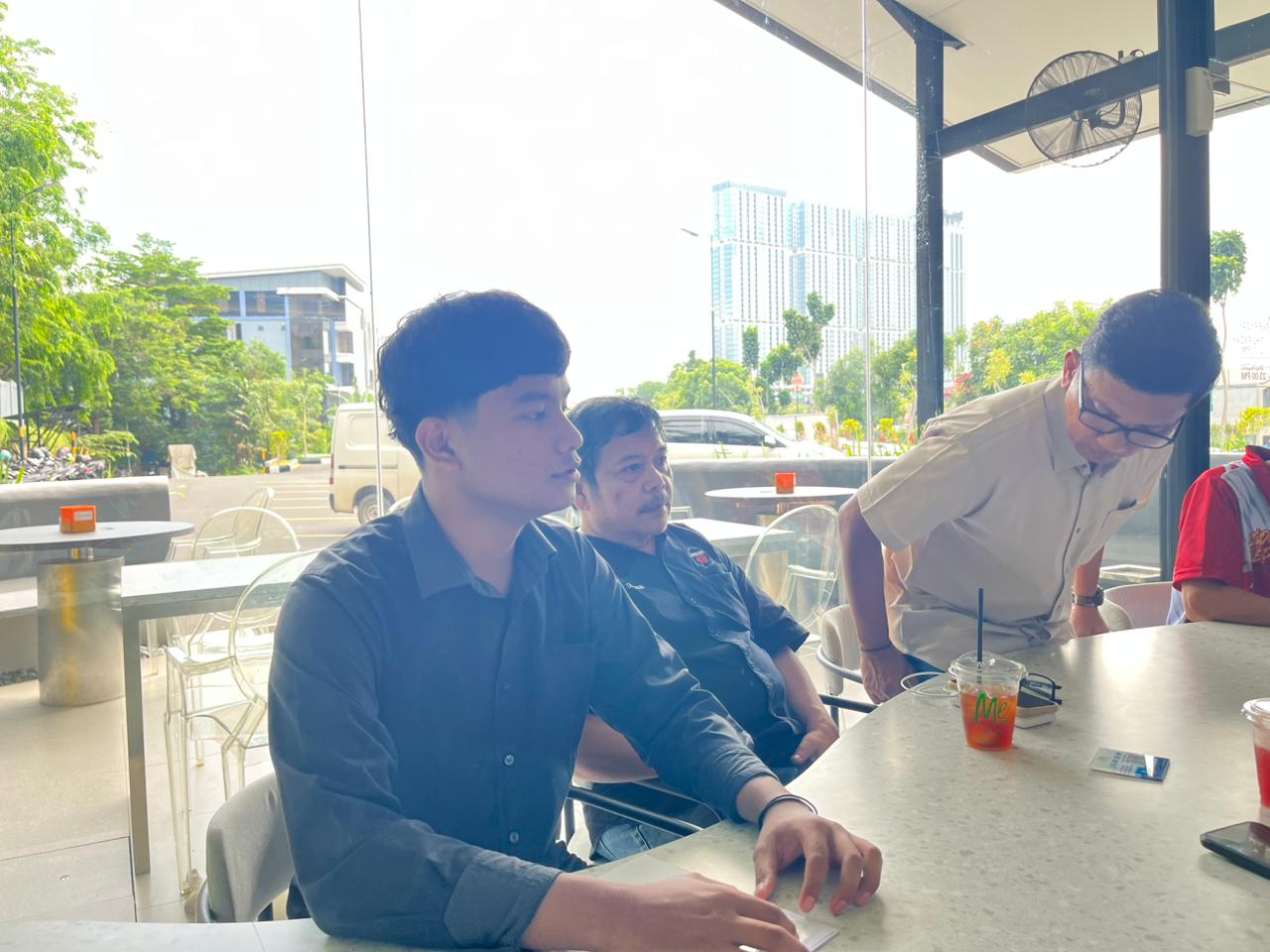 Perwakilan TIm PSDC dan Tim PSRP, saat gelar konferensi pers di Hotal OS Style, Batam Center, Jumat, 24/4/2026.