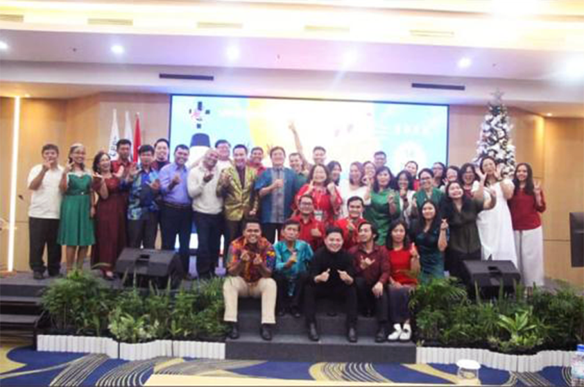 PSDC dan PSRP saat usai mengikuti ujian pra Pesparawi Nasional di AP Premiere Hotel, Sei Jodoh, Kota Batam, 14 Desember 2025.