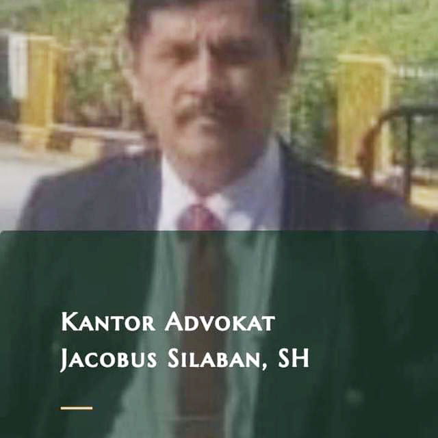 Praktisi Hukum Jacobus Silaban, SH.