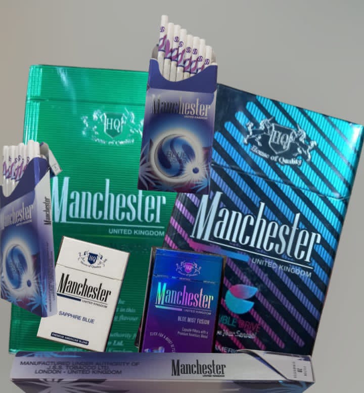 Rokok Manchester, sebuah merek yang di belakangnya ada nama WL dan IWN.