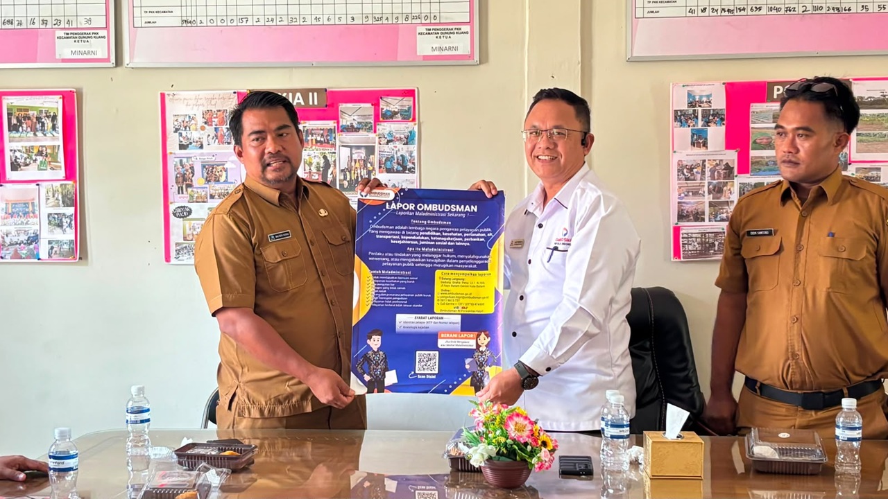 Sosialisasi Ombudsman tentang penilaian Maladministrasi Pelayanan Publik Tahun 2026