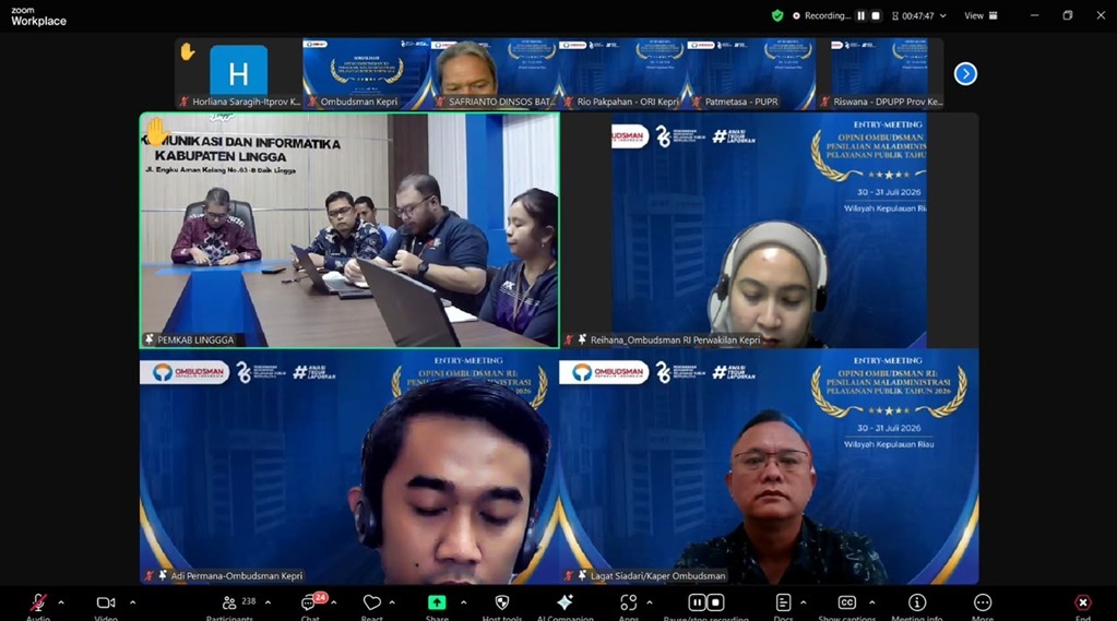 Sosialisasi Ombudsman tentang penilaian Maladministrasi Pelayanan Publik Tahun 2026