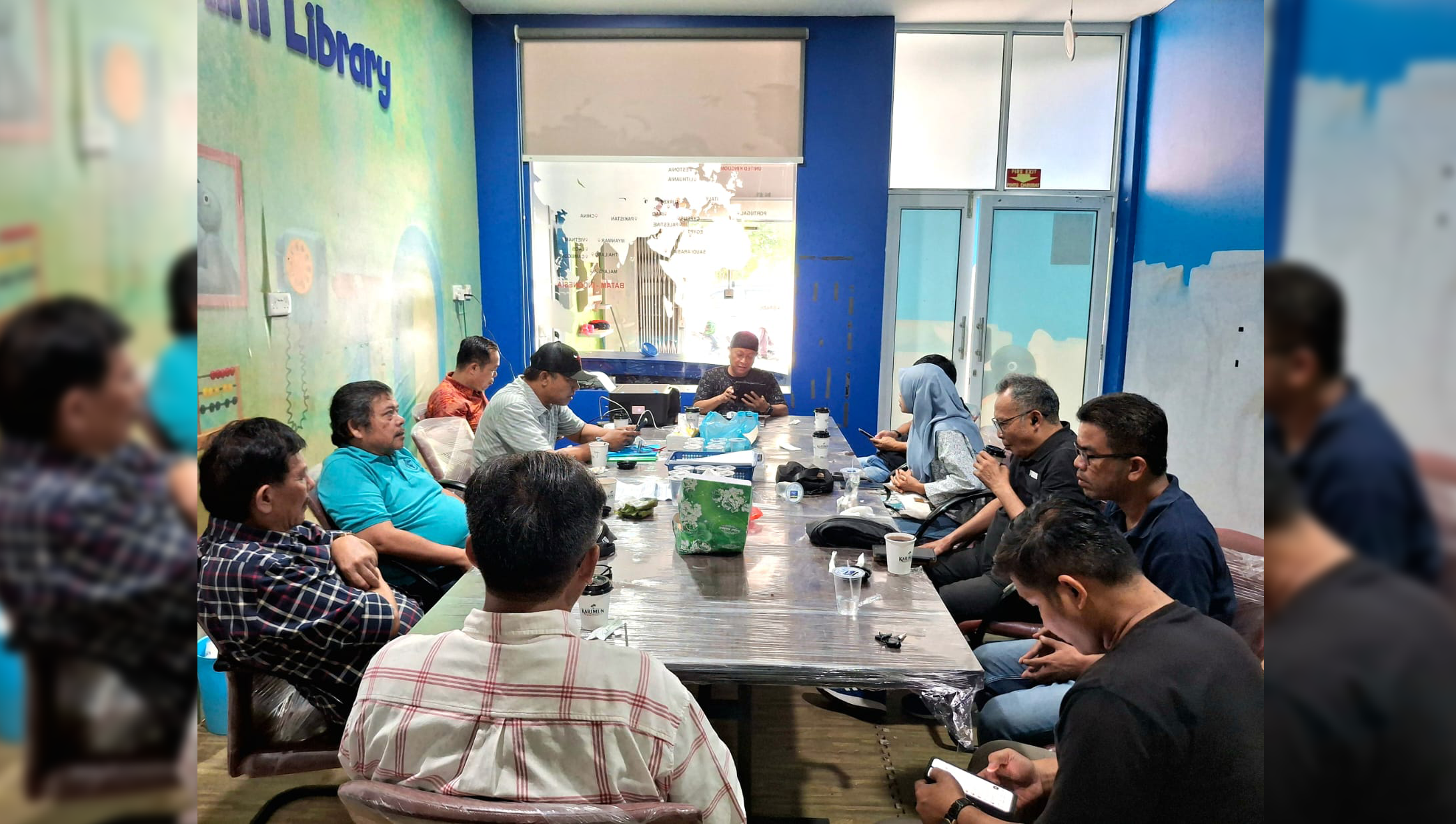 Doa bersama Keluarga Besar PWI Provinsi Kepulauan Riau, di Graha PWI Kepri, Komplek Ruko Purimas, Batam Center, Minggu, 13/9/2026.