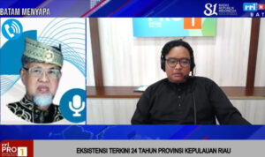 Tangkapan layar tokoh pembentukan Provinsi Kepulauan Riau, Huzrin Hood, saat diwawancarai wartawan RRI Batam, Riva'i Kasim, beberapa waktu lalu. (RRI)