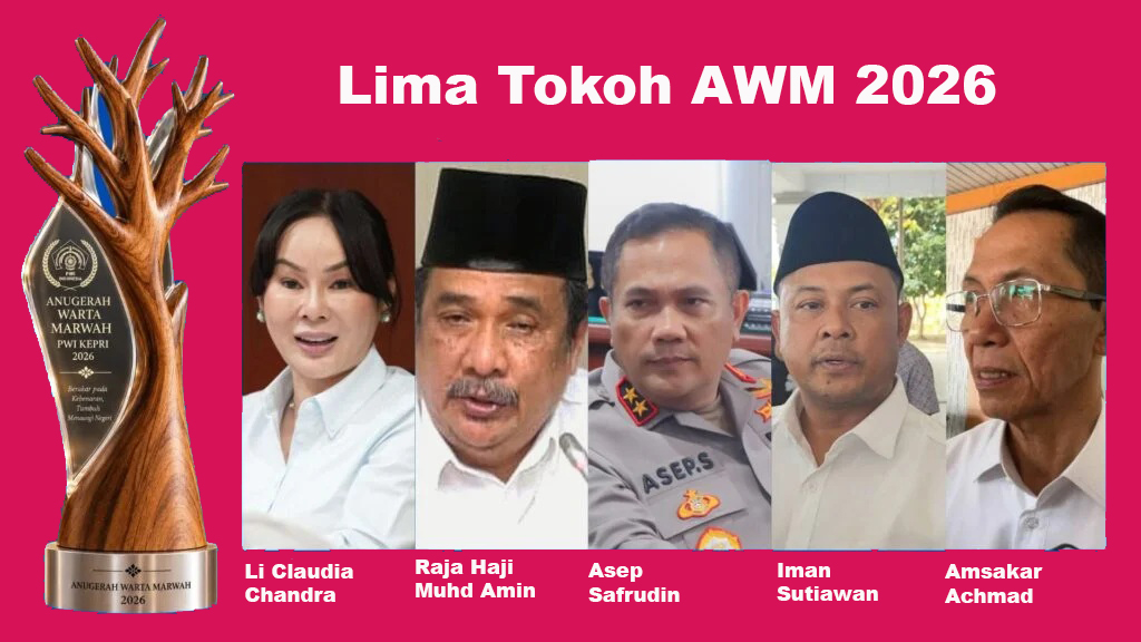 Lima tokoh tertunda menerima AWM 2026.