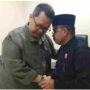 Panglima Utama Majelis Rakyat Kepri, Megat Rury Afriansyah (kiri) bersama Dato' Seri Setia Utama H. Raja Al Hafiz Raja Ismail.