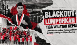Peristiwa blackout di Batam dan menjalar ke Bintan dan Tanjungpinang, menjadi keresahan publik yang disuarakan DPD GMNI Kepri.