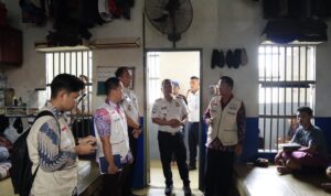 Perwakilan Ombudsman RI Provinsi Kepulauan Riau (Kepri) saat meninjau di Lembaga Pemasyarakatan Kelas IIA Batam pada Kamis, 22 Oktober 2026.
