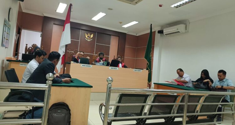 Sidang Perobohan Hotel Purajaya di Pengadilan Negeri Batam, Selasa, 6/9/2026.