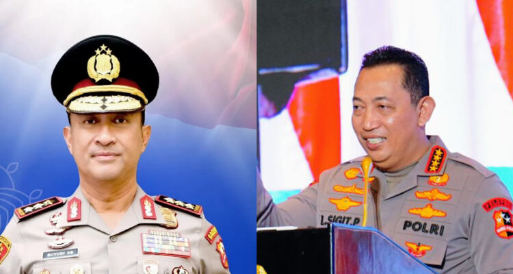 Suyudi Ario Seto Gantikan Listyo Sigit Sebagai Kapolri dan Jenderal Pol Listyo Sigit Prabowo.
